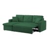 William  Pull Out Sofa cum Bed  in Cream Colour