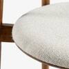 Aayam Solid Wood Dining Chair in White Colour
