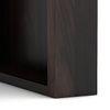 Epsilon Solid Wood Side Table in Mahogany Finish