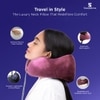 Neck Travel Memory foam Pillow Purple