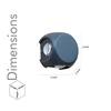 Vista Grey 4 Way Outdoor LED Wall Light