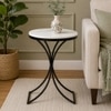 Metalmark Metal Side Table in Black Colour