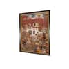 Abu Hasan Emperor Jahangir Jharoka Window Agra Fort Aga Canvas Wall Prints Set of 1 Multicolor Matte