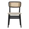 Scandinavian Arlo Dining Chair Black Matte Finish
