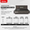 KURLON Dual Reversible Mattress, Soft & Firm Support 8 inch Queen High Resilience (HR) Foam Mattress (L x W: 75 inch x 66 inch)