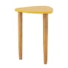 Metalsmith Solid Wood Side Table in Yellow Finish