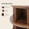 Newton Solid Wood Side Table in Teak Finish