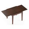 Murphy 6 Seater Dining Table In Dark Walnut Finish
