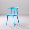 Kepler Brooks Aura Cafeteria Dining Chair in Blue Colour