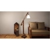 Angler Beige Jute Floor Lamp with Beige Jute Base