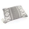 Aztec Printed Knife Edge Cotton Pets Bed in Grey Colour