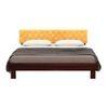 Sullivan Solid Wood King Size Non Storage Bed In Walnut Finish