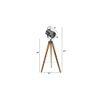 Alveena Nickle Aluminum Shade Floor Lamp