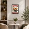 The Castle Decor Funny Bar Rules Wall Art Framed Painting 14x20 Inch (Style 1)