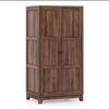 Magellan Solid Wood 2 Door Wardrobe in Teak Finish