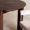 Twilight Solid Wood Eight Seater Dining Table in Brown Colour