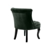 Grenier Fabric Slipper Chair in Bottle Green Color