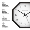 Distinctive Minute Indices Wooden Frame Wall Clock