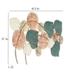 W-Fraser Abstract Metal Wall Decor in Multicolor Set of 1