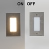 Ankle Square Led Outdoor Foot Light In Aluminum Grey Finish