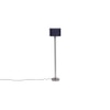 Daveigh Blue Cotton Shade Floor Lamp