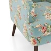Genoa Wing Chair In Dusty Teal Glamour Colour