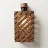 Oblique Brown Solid Wood Wall Lights