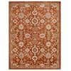 Multicolor Traditional Machine Made Polyester 5 X 7 Feet Carpet