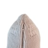 Nile Sand Cotton Knitted Decorative Cushion Cover 16 x 16 Inches