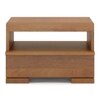 Ohio Bedside Table in Amber Walnut Finish