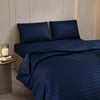 Stoa Paris Sateen Quilted King Size Bed Cover with 2 Pillow Covers (100 x 108) lted King Mystique Blue
