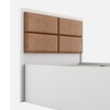 Astro Single Bed with Box Storage in Frosty White Finish