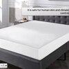 Premium Terry Polyester Fabric Waterproof Mattress White Queen 78X60