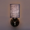 Devansh Metal Electric Wall Light in Antique Gold Colour with Blue Shade Count of 1 Light
