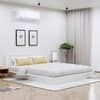 Hexa Engineered Wood Modern Queen Bed With Headboard Without Storage In Frosty White