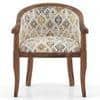 Florence ArmChair in Mustard Mist Ikat Colour and Teak Finish