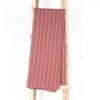 Yarn-dyed maroon Beach towel