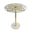 De Metal Side Table in Gold Colour