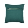 Herringbone Set Of 2 Cushion Cover With Green Colour
