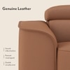 Molto Leather Recliner in Brown Colour