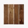 Chalet Teak Wood Side Table in Olive Green Colour