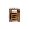 Harvey Side Table - Teak Finish