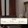 Stoa Paris Velvet Curtains for Window, Premium Dim-Out Curtain for Pack of 1, Date Night - Caramel Caress