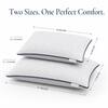 Loom and Needles Micro Fibre Sleeping Pillow Bed Pillow for Sleeping Pack of 2 17x27inch