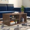 Liam Rectangular Engineered Wood Coffee Table In Classic Walnut Finish