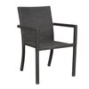 Canberra Wicker Chair Inblack Finish