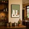The Castle Decor Coffee Brewing Kitchen Wall Art 12x18 Inch