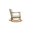 Kamira Solid Wood Lounge Chair In Multicolour