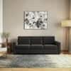 Apollo Compact 3 Seater Fabric Sofa in Pebble Grey Colour