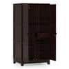 Magellan Solid Wood 2 Door Wardrobe in Mahogany Finish